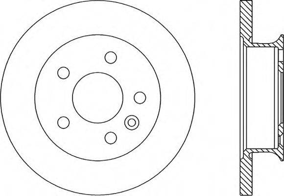 Тормозной диск BDR1585.10 OPEN PARTS