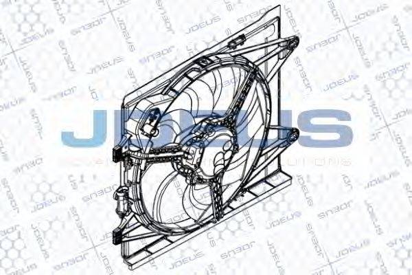 Вентилятор, охлаждение двигателя EV8B0210 JDEUS
