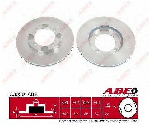 Тормозной диск передний C30501ABE ABE