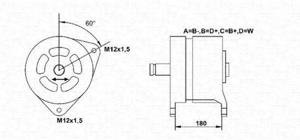 Генератор 943356258010 MAGNETI MARELLI