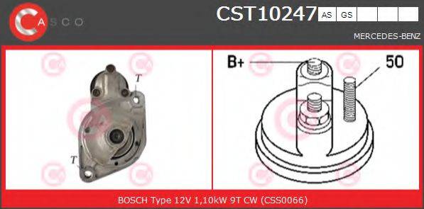 Стартер CST10247GS CASCO