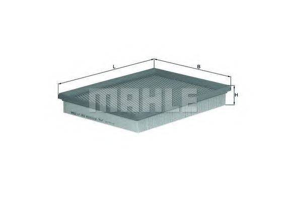 Фильтр воздушный LX 1662 MAHLE ORIGINAL Фильтр воздушный LX 1662 MAHLE ORIGINAL