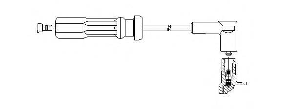 Провод зажигания 672/51 BREMI