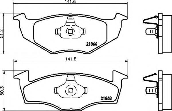 Тормозные колодки PAGID T1094 PAGID