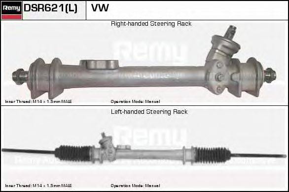 DSR621L REMY Рулевой механизм DSR621L REMY