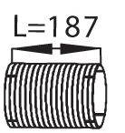 Гофрированная труба, выхлопная система 68507 DINEX