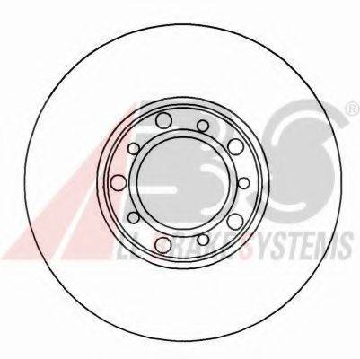 Тормозной диск 15738 A.B.S.