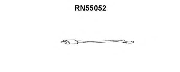 Средний глушитель выхлопных газов RN55052 VENEPORTE