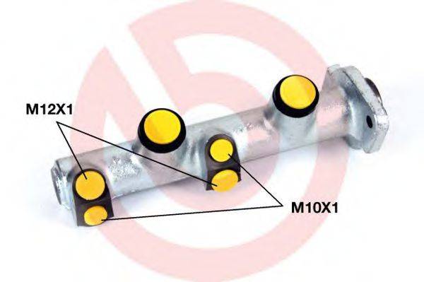 Главный тормозной цилиндр M 68 070 BREMBO