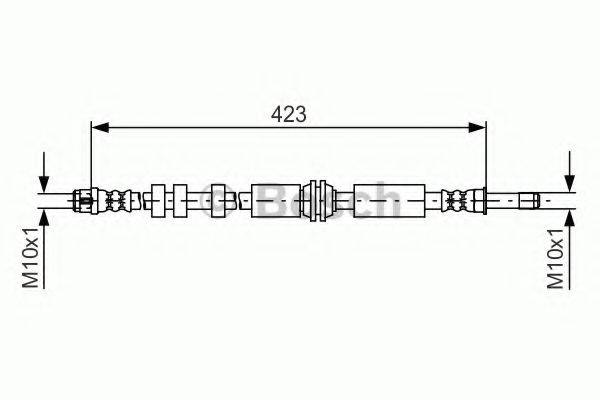 Шлангопровод 1 987 481 629 BOSCH