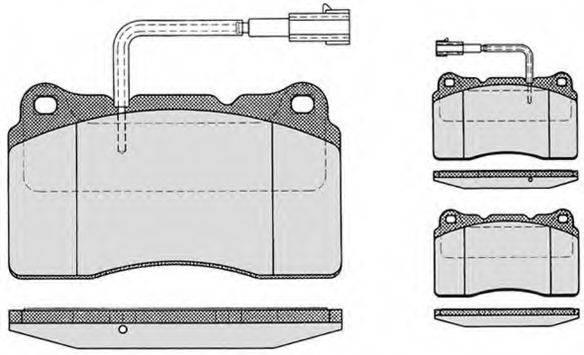 Комплект тормозных колодок, дисковый тормоз RA.0604.2 RAICAM