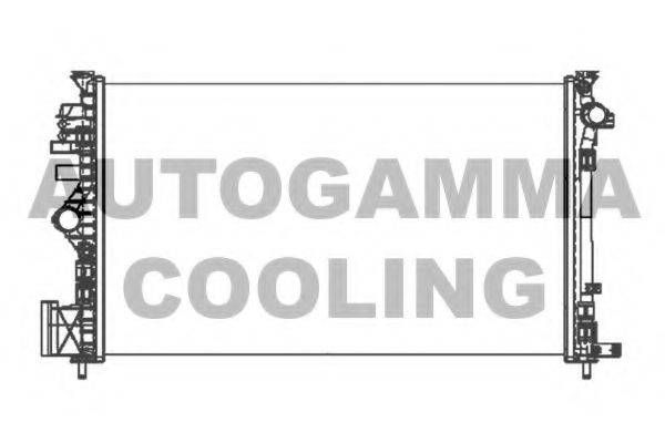 Радиатор, охлаждение двигателя 105322 AUTOGAMMA