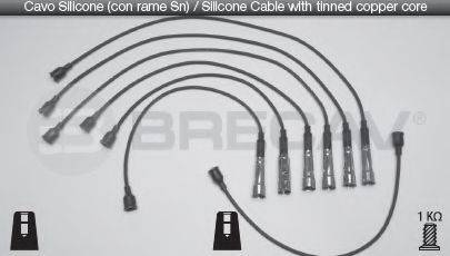 Комплект проводов зажигания 08.531 BRECAV