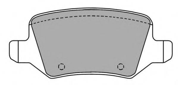 Комплект тормозных колодок, дисковый тормоз FBP-1214 FREMAX