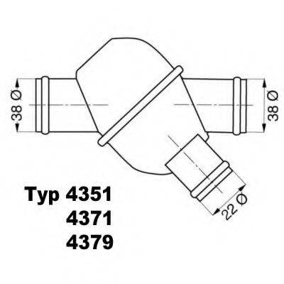 Термостат 4371.80 WAHLER