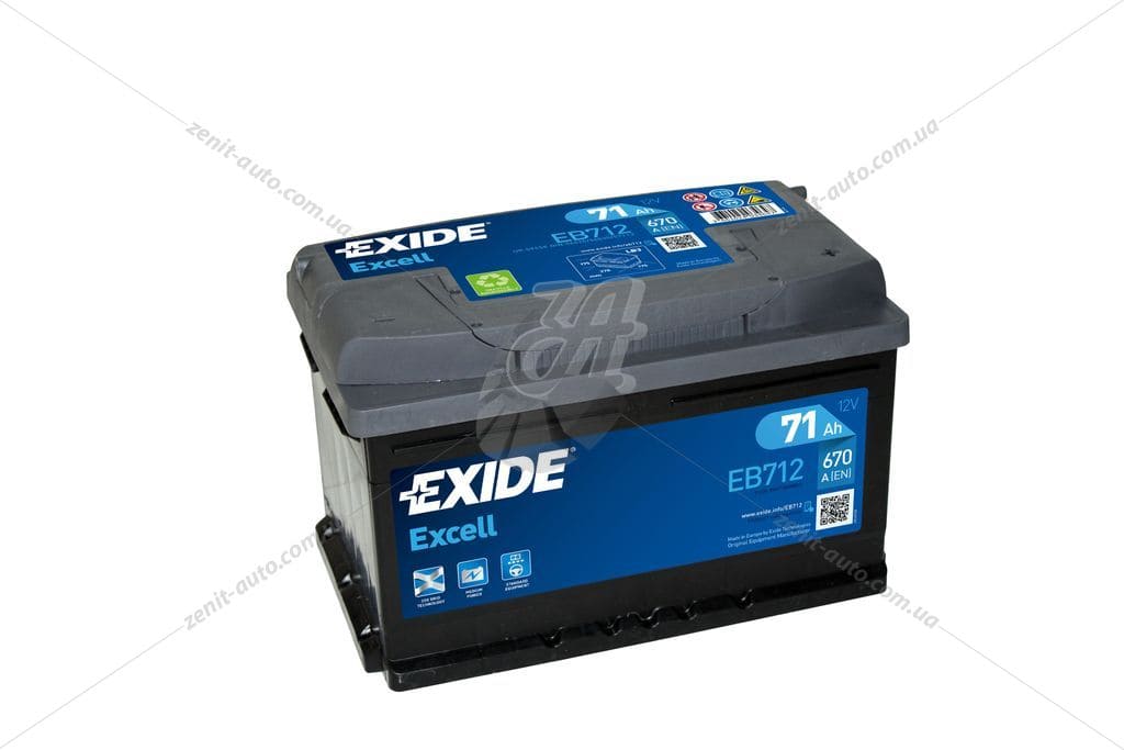 Стартерная аккумуляторная батарея EB712 EXIDE