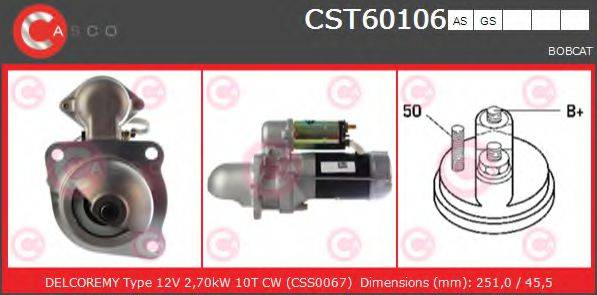 Стартер CST60106AS CASCO