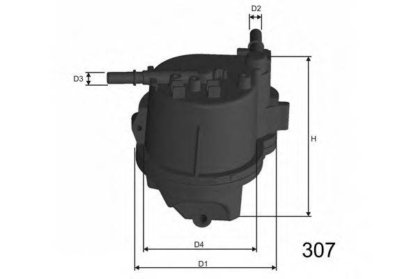 Фильтр топливный F112 MISFAT