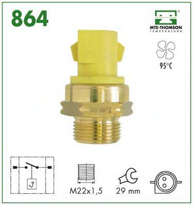 Термовыключатель, вентилятор радиатора 864 MTE-THOMSON