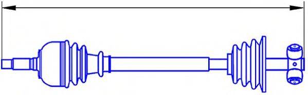 Приводной вал 12774 SERCORE