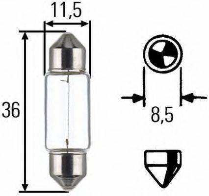 Лампа накаливания 424050 BERU