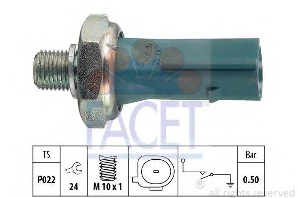 Датчик давления масла 7.0196 FACET