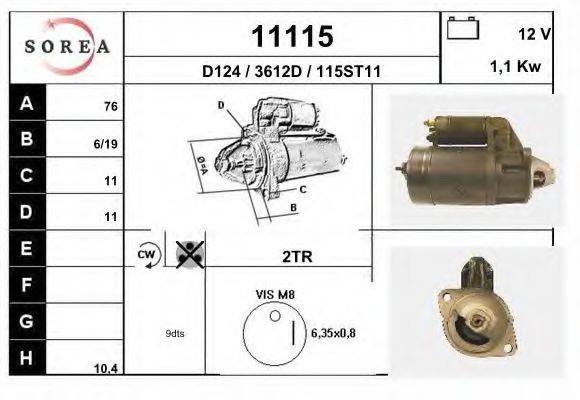 Стартер 11115 EAI