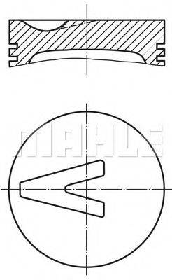 Поршень 082 62 00 MAHLE ORIGINAL