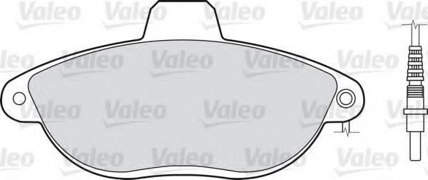 Комплект тормозных колодок 540754 VALEO