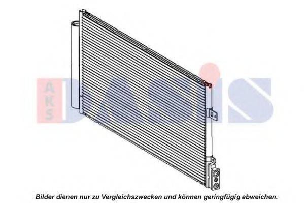 Конденсатор, кондиционер 522084N AKS DASIS