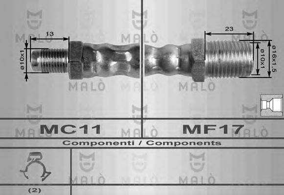 Тормозной шланг 8623 MALO