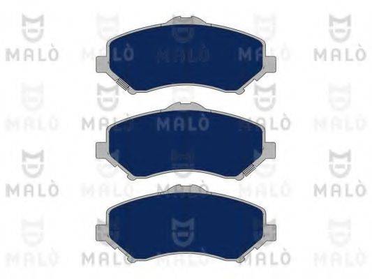 Комплект тормозных колодок, дисковый тормоз 1051104 MALO