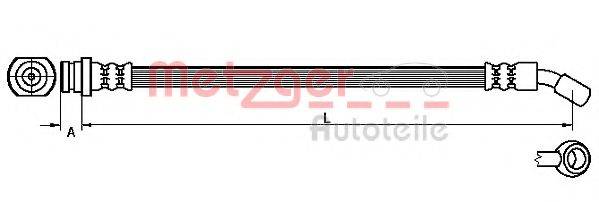 Тормозной шланг 308901 ALANKO