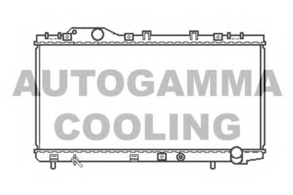 Радиатор, охлаждение двигателя 104720 AUTOGAMMA