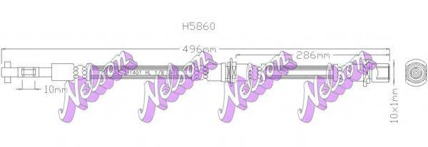 Тормозной шланг H5860 BROVEX-NELSON