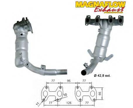 Катализатор 74301 MAGNAFLOW