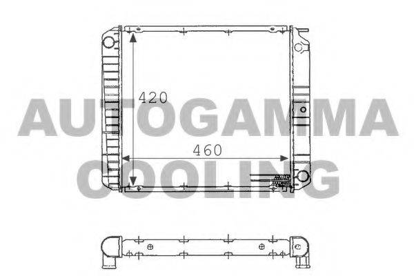 Теплообменник 101090 AUTOGAMMA