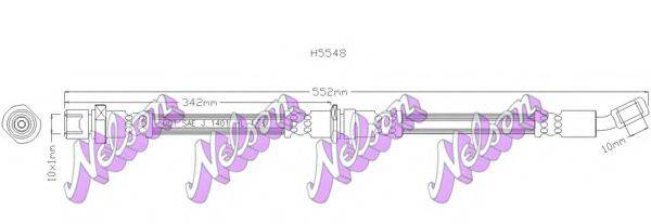 Тормозной шланг H5548 BROVEX-NELSON