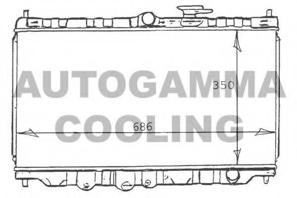 Теплообменник 100408 AUTOGAMMA