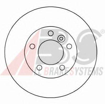 Тормозной диск 16154 A.B.S.