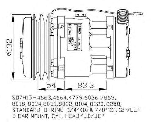 Компрессор 32238G NRF