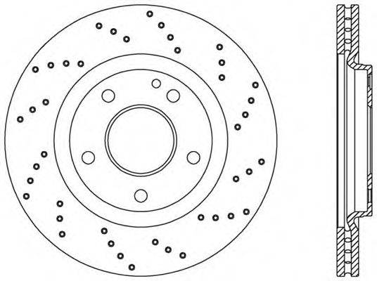 Тормозной диск BDRS2054.25 OPEN PARTS