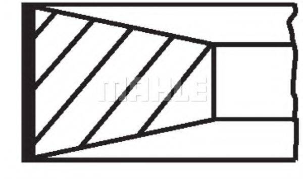 Комплект колец 50010391 KOLBENSCHMIDT