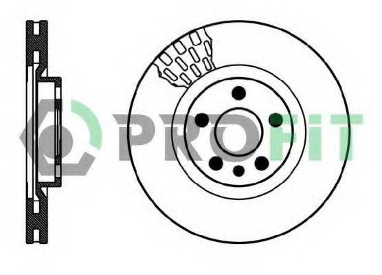 Тормозной диск 5010-0760 PROFIT