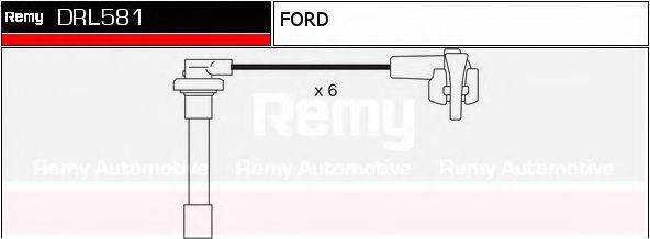 DRL581 REMY Комплект проводов зажигания DRL581 REMY