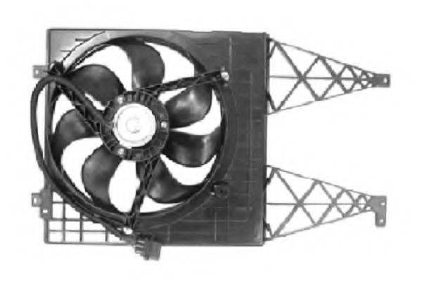 Вентилятор, охлаждение двигателя 47056 NRF