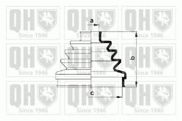 Комплект пыльника QJB825 QUINTON HAZELL