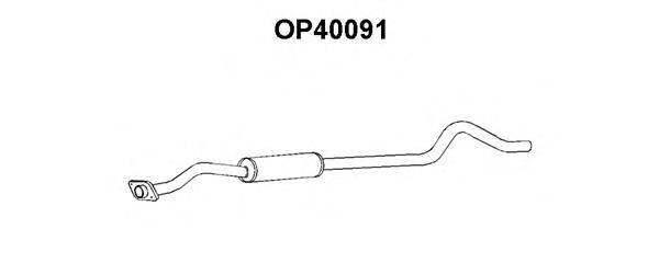 Предглушитель выхлопных газов OP40091 VENEPORTE
