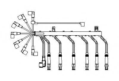 Комплект проводов зажигания