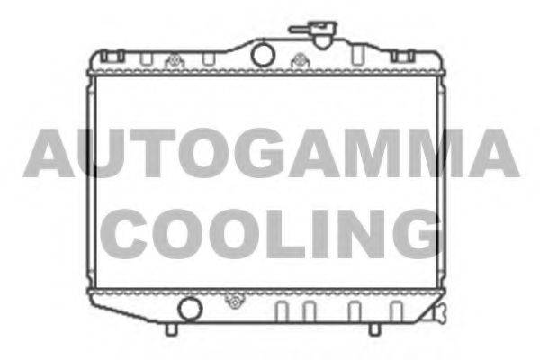 Радиатор, охлаждение двигателя 104746 AUTOGAMMA